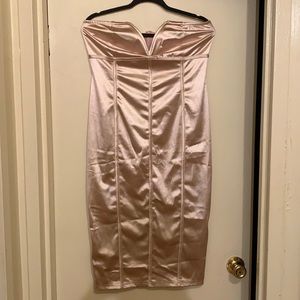 Satin party dress